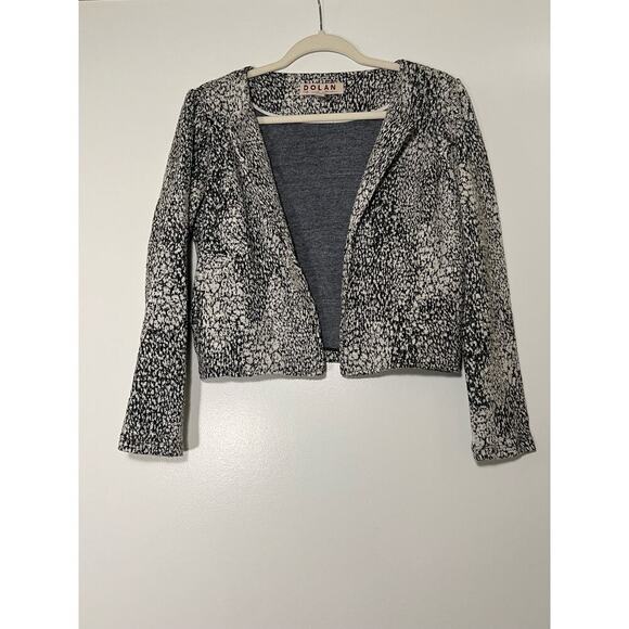 Anthropologie Dolan Black White Eva Jacket Sz M - Picture 2 of 7